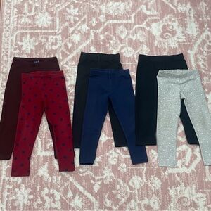 Toddler Assorted Leggings Set, 6pcs
